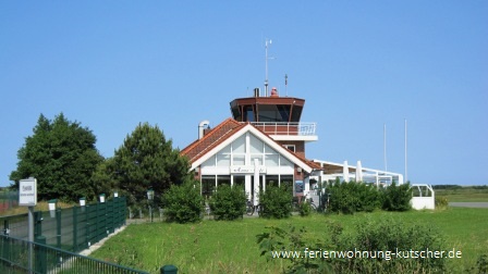 Der kleine Flugplatz auf der Insel Langeoog