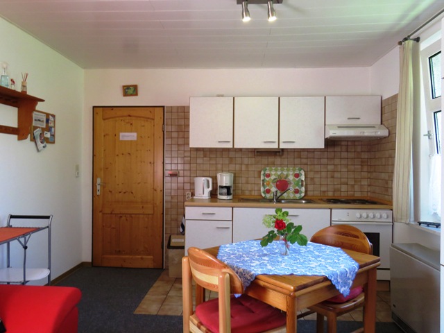 K�che im Wohnzimmer